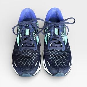 Brooks Ghost Running Shoes | Women’s Size 7.5 | Navy & Turquoise